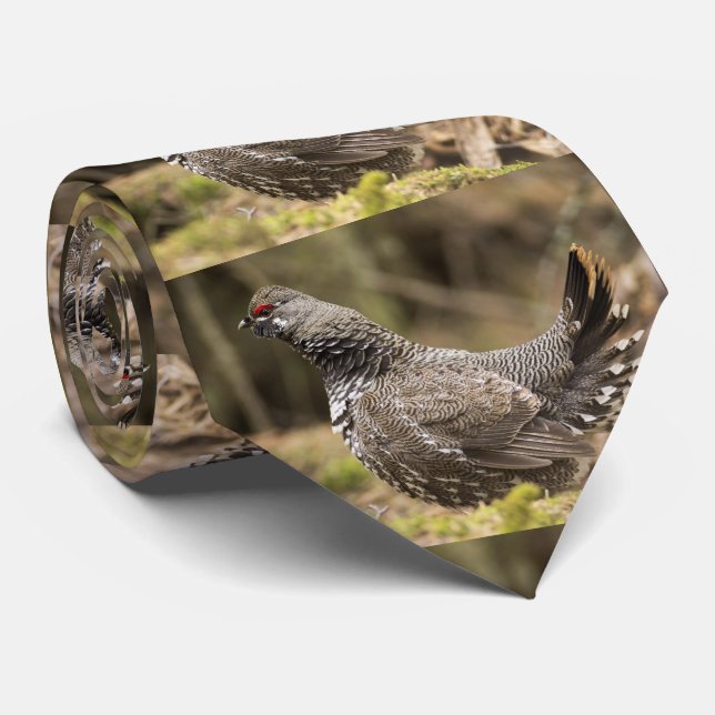 Proud Grouse Tie (Rolled)