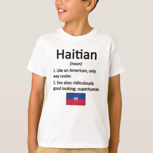 Proud Haitian Roots Haiti Flag Haitian Heritage T-Shirt