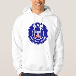 Proud HAM Radio Amateur Operator Signal Badge Hoodie
