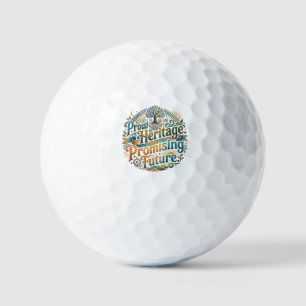 Proud Heritage Promising Future Inspirational T-Sh Golf Balls