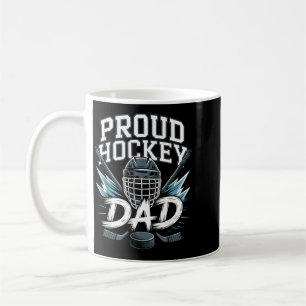 Proud Hockey Dad Ice Hockey Father Coffee Mug