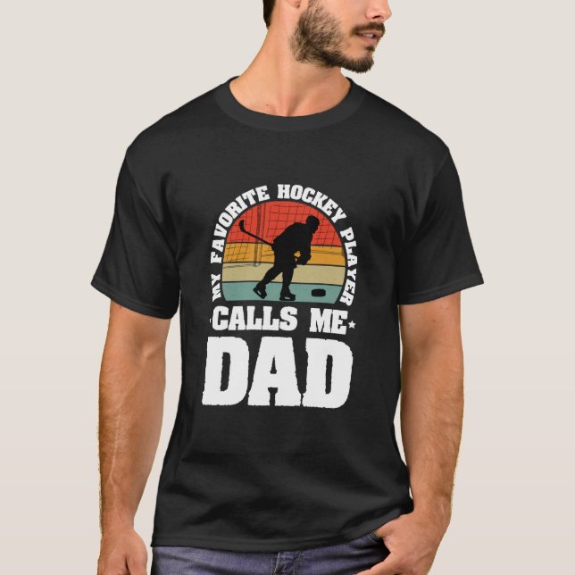 Proud Hockey Dad T-Shirt (Front)