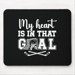 Proud Hockey Goalkeeper Mom Of A Hockey Goalie Mot Mouse Pad