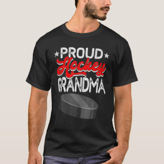 Proud Hockey Grandma Mother's Day Sport Lover Mama T-Shirt