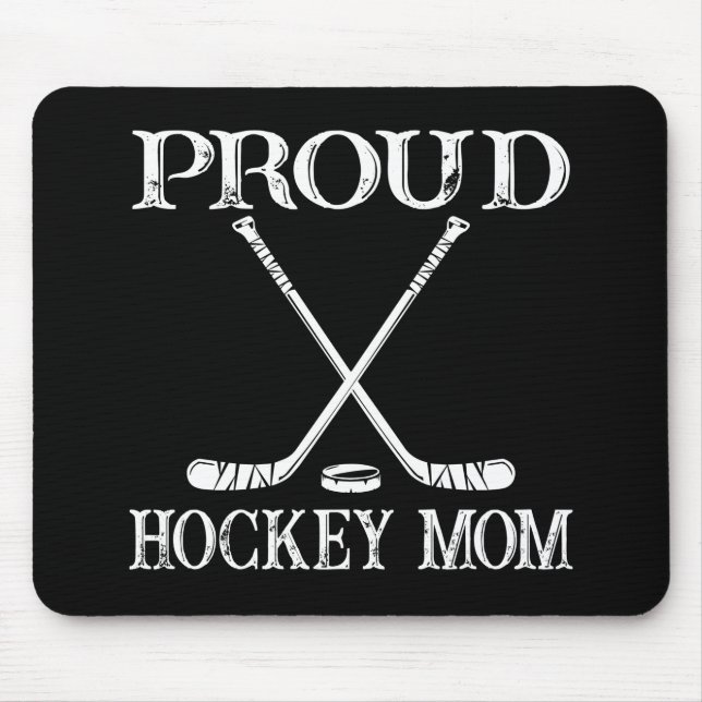 Proud Hockey Mum Mouse Pad (Front)