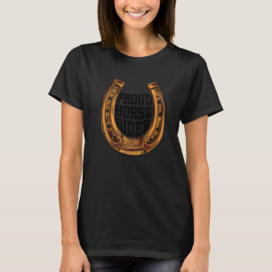 Proud Horse Rider Equestrian Horse Riding Farmer H T-Shirt