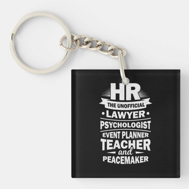 Proud Human Resources Key Ring (Front)