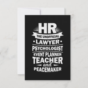 Proud Human Resources RSVP Card