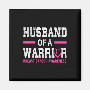 Proud Husband Of A Breast Cancer Warrior Support Magnet