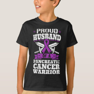Proud Husband Of A Pancreatic Cancer Warrior Aware T-Shirt