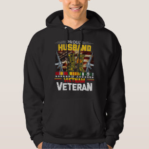 Proud HUSBAND Of A Vietnam Veteran Vietnam War Vet Hoodie