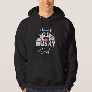 Proud Husky Siberian Dad Hoodie