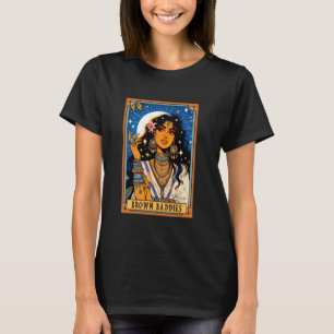Proud Indian Girl India Travelling Desi Girl Brown T-Shirt