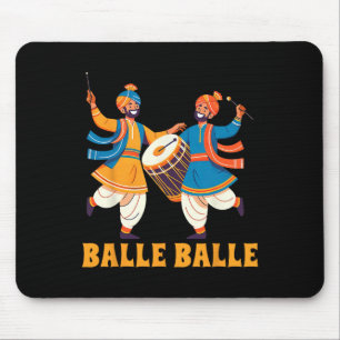 Proud Indian Punjabi Pride Meet Me In India Balle Mouse Pad
