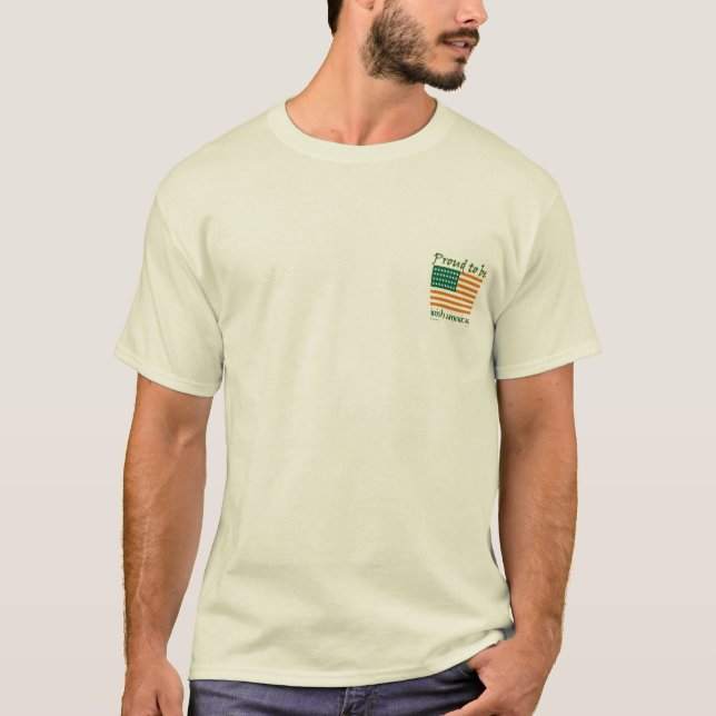 Proud Irish American T-Shirt (Front)