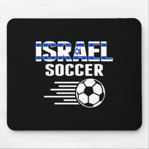 Proud Israel Soccer Fans Jersey - Support Israeli Mouse Pad