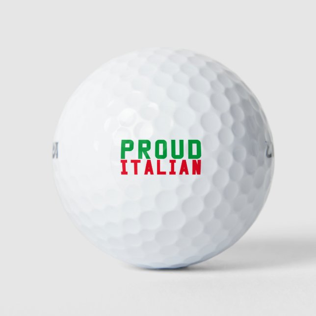 Proud Italian Golf Balls (Front)