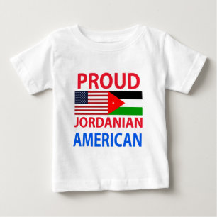 Proud Jordanian American Baby T-Shirt
