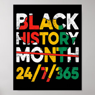 proud juneteenth black history month 247365 women poster