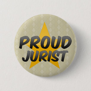Proud Jurist 6 Cm Round Badge