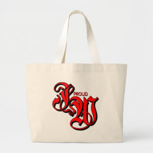 Proud JW Jehovahs Witness Large Tote Bag