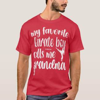 Proud Karate Grandma Karate Grandmother T-Shirt