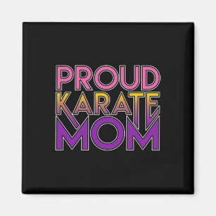 Proud Karate Mum Martial Arts Gift Magnet
