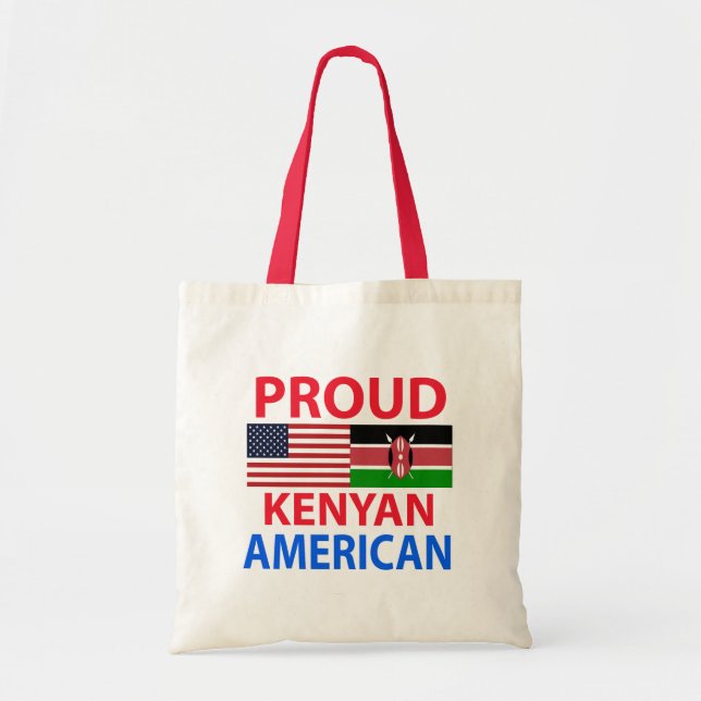 Proud Kenyan American Tote Bag (Front)
