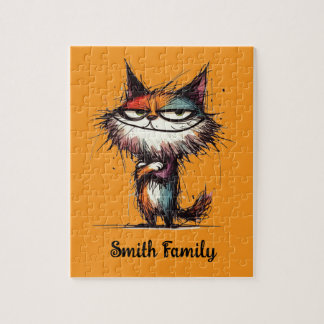 Proud Kitty Personalised Puzzle