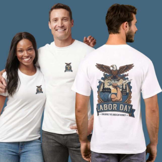 Proud Labour Day American Worker Eagle Shirt (Creator Uploaded)