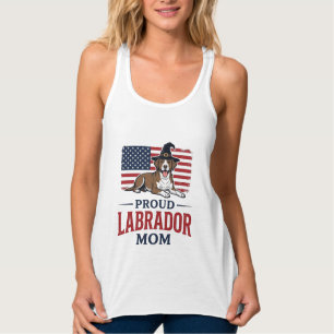 Proud Labrador Mum Patriotic Dog Halloween Shirt D
