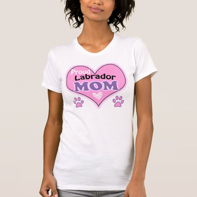 Proud Labrador Mum T-Shirt (Front)
