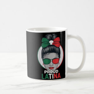 Proud latina mexico hispanic heritage month mexica coffee mug