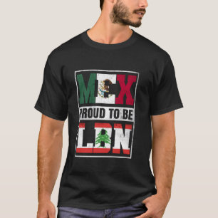 Proud Lebanese Mexican Mix Lebanon and Mexico Heri T-Shirt