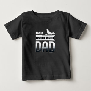 Proud leopard Iguana Dad Baby T-Shirt