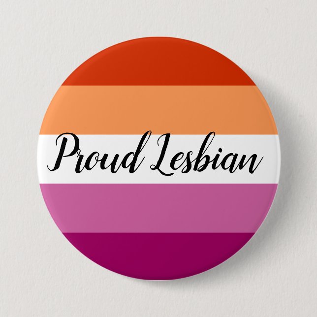 Proud Lesbian Button (Front)