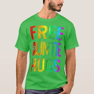 Proud LGBT Free Auntie Hugs LGBT Sunflower LGBT Ga T-Shirt