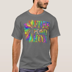 Proud LGBTQ Free Honey Hugs LGBT Pride Month sunfl T-Shirt