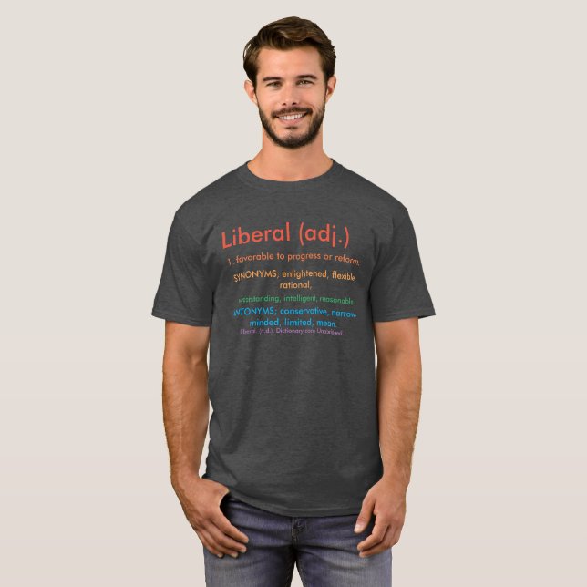 Proud Liberal T-Shirt (Front Full)