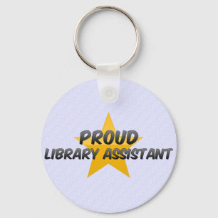 Proud Library Assistant Key Ring