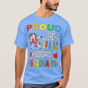 Proud Lil Brother 2022 Kindergarten Graduate Dabbi T-Shirt