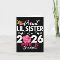 Proud lil sister of 2026 pre-k graduate mothers