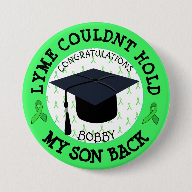 Proud Lyme Graduation Button (Front)