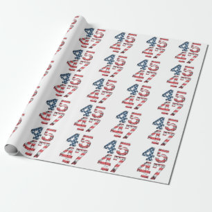 Proud Maga 47th Trump Won Inaguration Day  Wrapping Paper