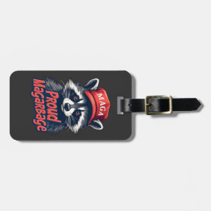 Proud MAGA Garbage For Trump supporter Election  Luggage Tag