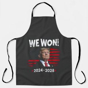 Proud Maga President Trump Won Inaguration Day  Apron