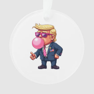 Proud Maga Trump Pixel President Inaguration Day  Ornament