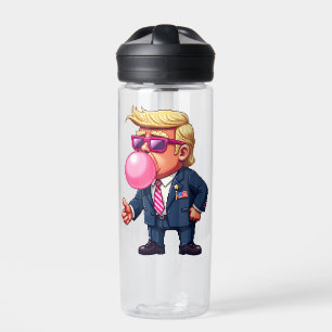 Proud Maga Trump Pixel President Inaguration Day  Water Bottle