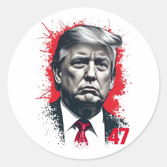 Proud Maga Trump Vance American Inauguration Day Classic Round Sticker (Front)