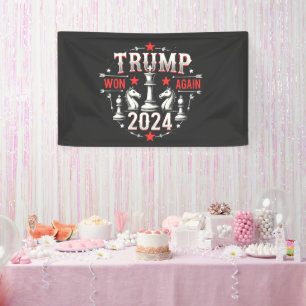 Proud Maga Trump Won again 2025 Inaguration Day  Banner
